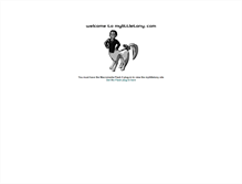 Tablet Screenshot of mylittletony.com